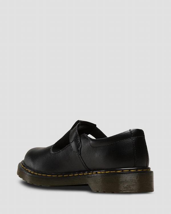 Dr Martens Dětské Polobotky Youth Polley Černé, CZ-042985